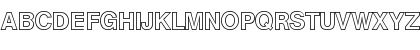 Download AtkinsOutlineMedium Regular Font Uppercase Preview