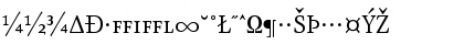 Download AtmaSerifExp-BookRomanSC Regular Font Uppercase Preview