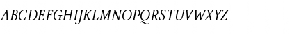 Download AtmaSerifLF-BookItalicMC Regular Font Uppercase Preview
