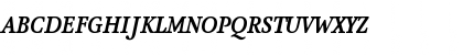 Download AtmaSerifTF-BoldItalicMC Regular Font Uppercase Preview