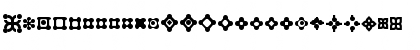 Download Atomium-Dingbats Regular Font Uppercase Preview
