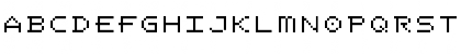 Download Attitude SpacedOut Regular Font Uppercase Preview