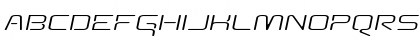 Download Aunchanted Expanded Oblique Regular Font Uppercase Preview