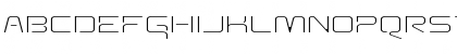 Download Aunchanted Thin Expanded Regular Font Uppercase Preview