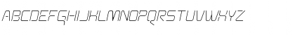 Download Aunchanted Thin Oblique Regular Font Uppercase Preview