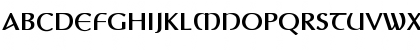 Download Auptimagh AH Regular Font Uppercase Preview