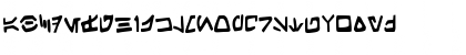 Download Aurek-Besh Hand Regular Font Uppercase Preview
