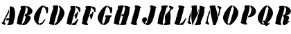 Download AustralianFlyingCorpsStencilSG Regular Font Uppercase Preview