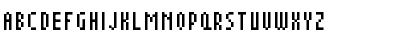 Download AuX DotBitC Compressed Regular Font Uppercase Preview