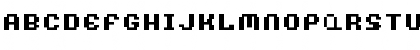 Download AuX DotBitC Xtra Bold Regular Font Uppercase Preview