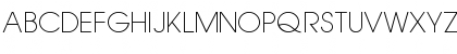 Download Avant Garde XLight Regular Font Uppercase Preview