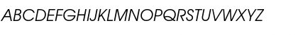 Download AvantGardeITCTT BookOblique Font Uppercase Preview