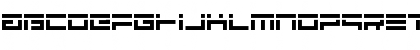 Download Avenger Laser Regular Font Uppercase Preview