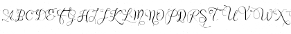Download Wenny script Regular Font Uppercase Preview