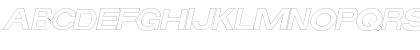 Download AverageOutline Italic Font Uppercase Preview