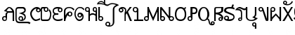 Download AW_Siam  English not Thai Regular Font Uppercase Preview