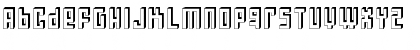 Download Bloqueada Regular Font Uppercase Preview
