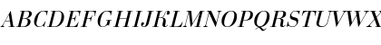 Download a_BodoniNova Italic Font Uppercase Preview