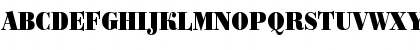 Download a_BodoniOrtoTitulNr Black Font Uppercase Preview