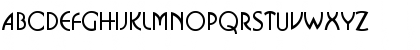 Download a_BosaNovaCps Regular Font Uppercase Preview