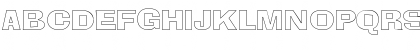 Download BloxOutline Regular Font Uppercase Preview