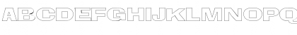 Download BloxOutlineExtended Regular Font Uppercase Preview