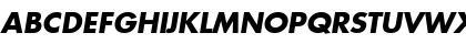 Download a_Futurica ExtraBoldItalic Font Uppercase Preview