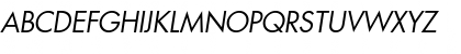 Download a_FuturicaBook Italic Font Uppercase Preview