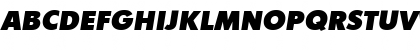 Download a_FuturicaExtraBlack Italic Font Uppercase Preview