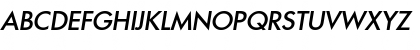 Download a_FuturicaMedium Italic Font Uppercase Preview