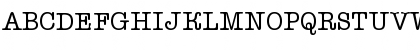 Download a_OldTyper Regular Font Uppercase Preview