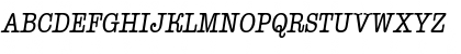 Download a_OldTyperNr Italic Font