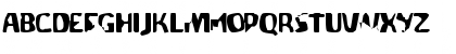 Download BlueArsenalOne Regular Font Uppercase Preview