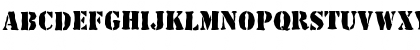 Download a_StamperBrk Regular Font Uppercase Preview