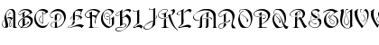 Download AMNENA Regular Font Uppercase Preview
