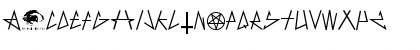 Download AntiChrist SuperstarSW Regular Font Uppercase Preview