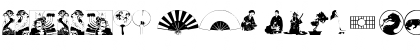 Download Asian Dings Regular Font Uppercase Preview