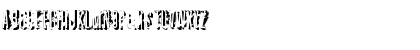 Download AZ crushed Font Uppercase Preview