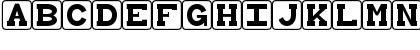 Download Baby Blocks regular Font Uppercase Preview