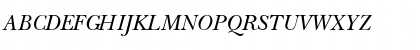 Download Baskerville Light SSi Light Italic Font Uppercase Preview