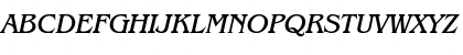 Download Benguiat Bk BT Book Italic Font Uppercase Preview