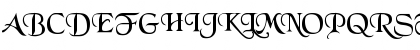 Download BlackChancery Regular Font Uppercase Preview