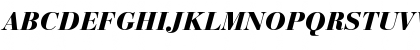 Download Bodoni Recut Black SSi Black Italic Font Uppercase Preview
