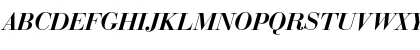 Download BodoniClassic BoldItalic Font Uppercase Preview
