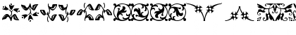 Download Borderbats-Fleur Regular Font Uppercase Preview