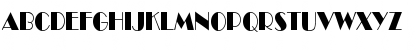 Download BroadwayCnd-Normal Regular Font Uppercase Preview