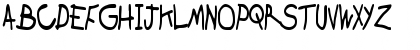 Download Broken Regular Font Uppercase Preview