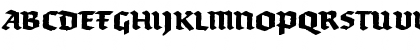 Download BrokenscriptBoldRough Regular Font Uppercase Preview
