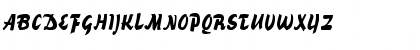 Download BrookscriptNarrow Regular Font Uppercase Preview