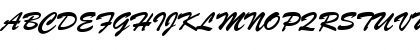 Download Brush Regular Font Uppercase Preview
